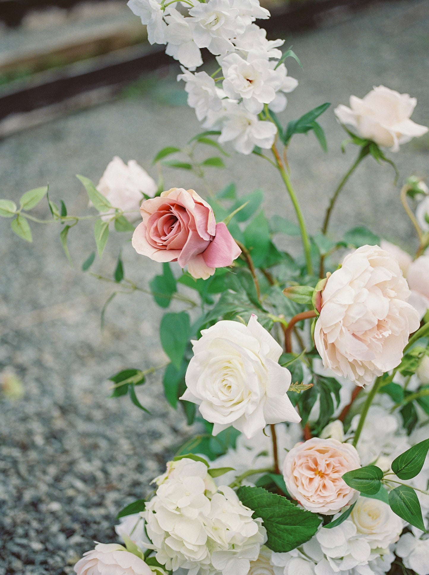 Close-up of Real Touch Florals